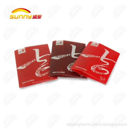 Printing plastic t-shirt packaging boxes